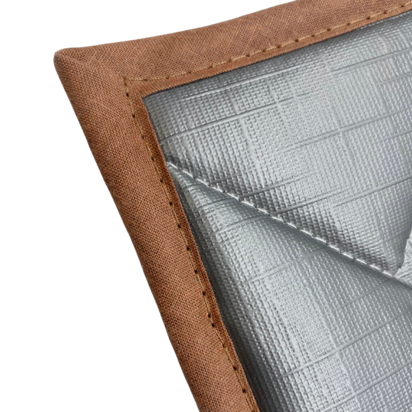 Thermomatte grau - Band braun